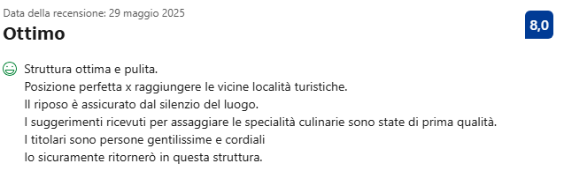 Recensioni, casa vacanze, Trullo House